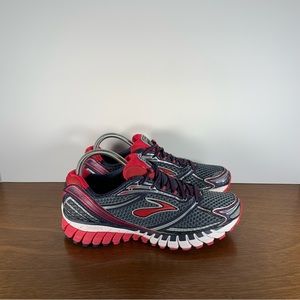 Brooks - Ghost 6 Athletic Shoes Red Gray - Women’s 8.5